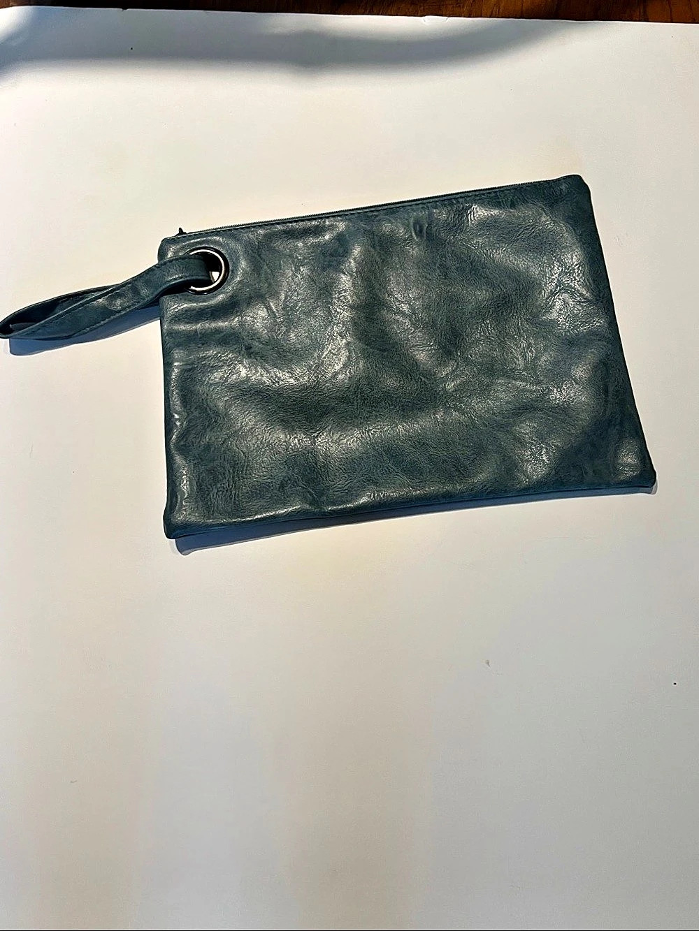 Green Wristlet Clutch